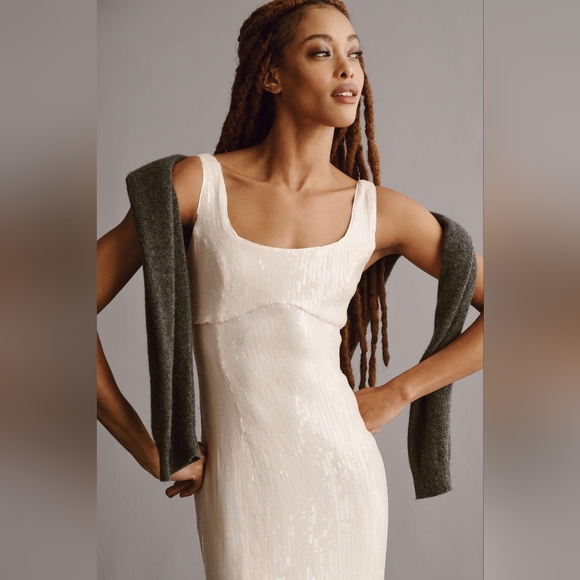 Anthropologie Pilcro Slim Sequin Dress - Picture 4 of 4